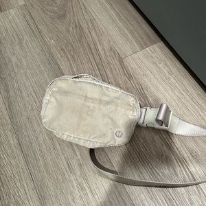 Lululemon off white belt bag